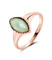 Prehnite Silver Rings NSR-2329